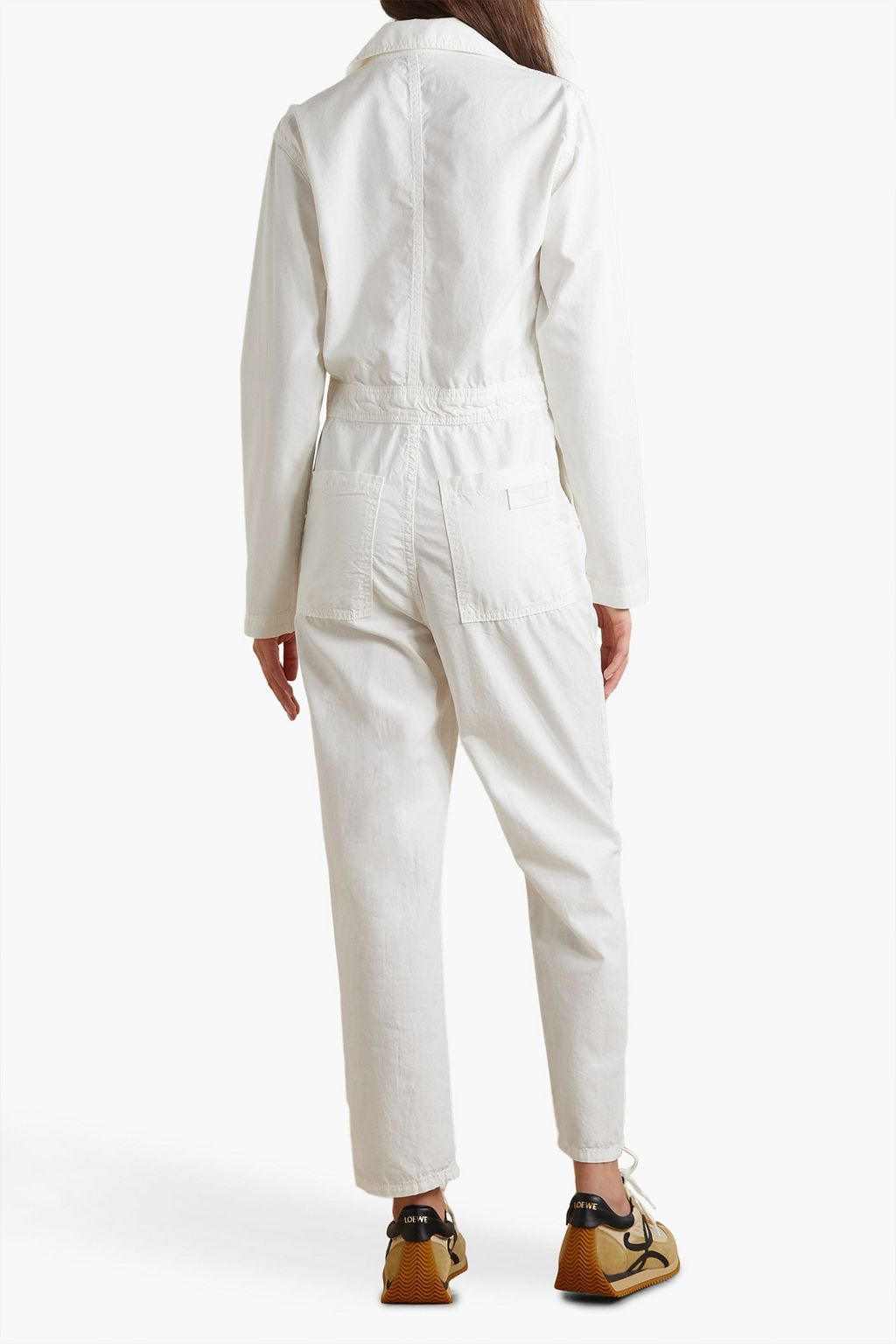 RIVET UTILITY Looker cotton-canvas jumpsuit
