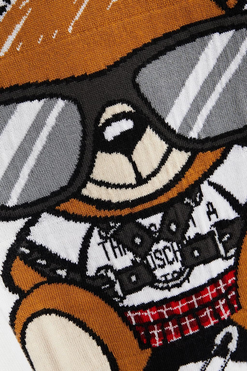 MOSCHINO Intarsia wool sweater