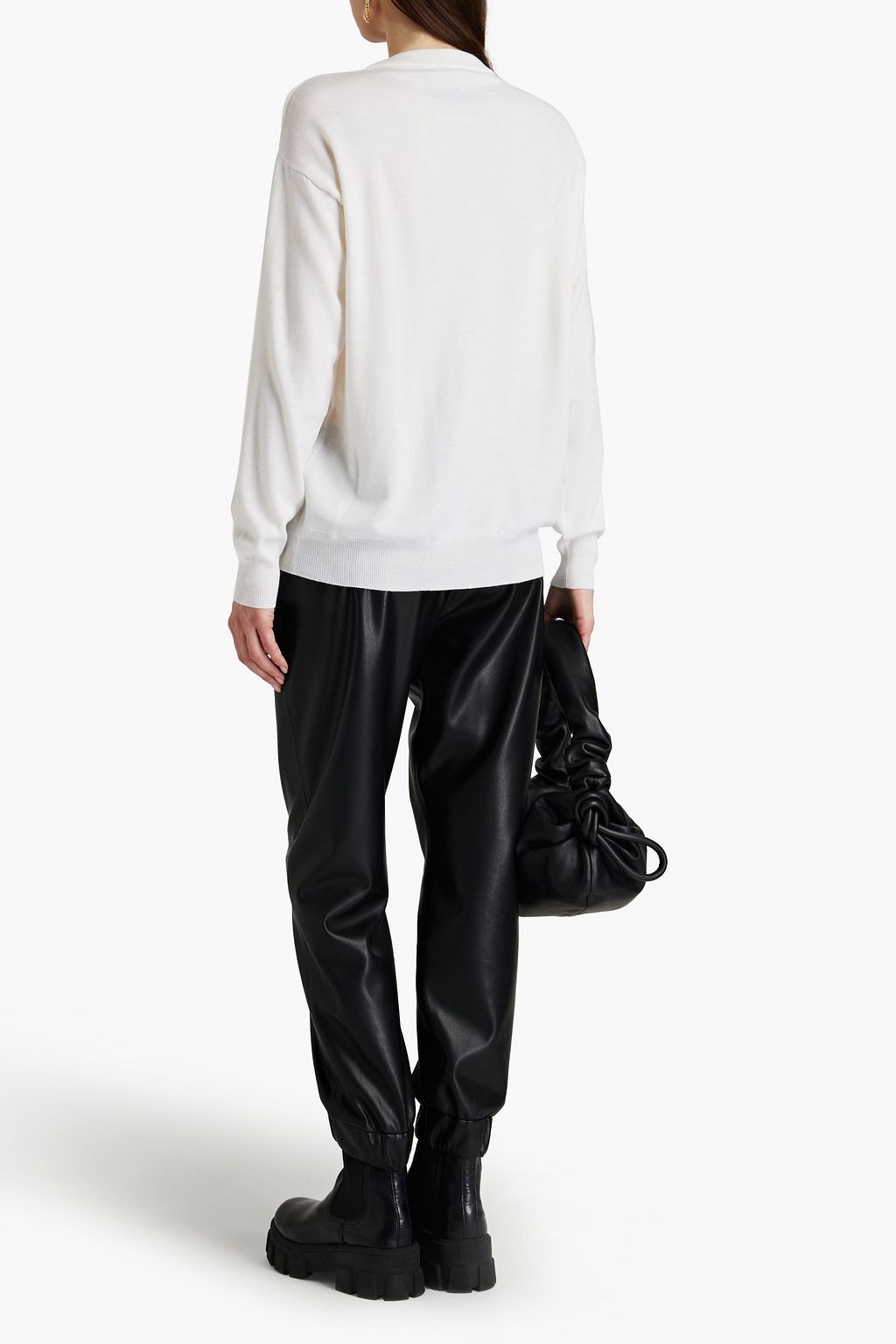 MOSCHINO Intarsia wool sweater