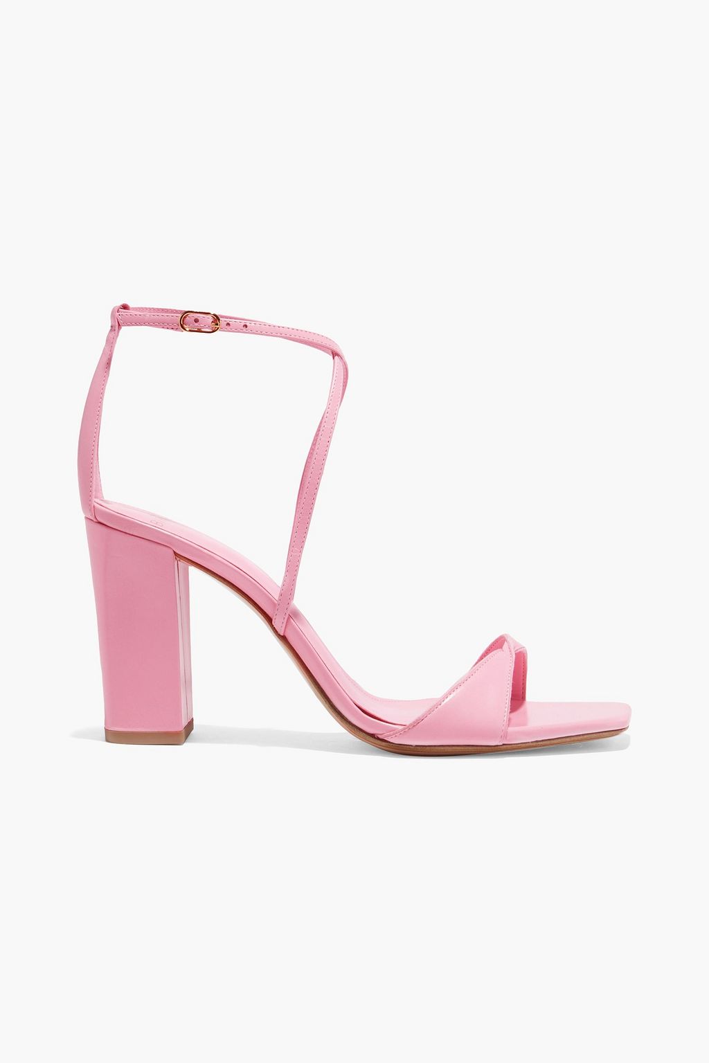 ALEXANDRE BIRMAN Miki 90 twist-front leather sandals | Sale up to 70% off |  THE OUTNET