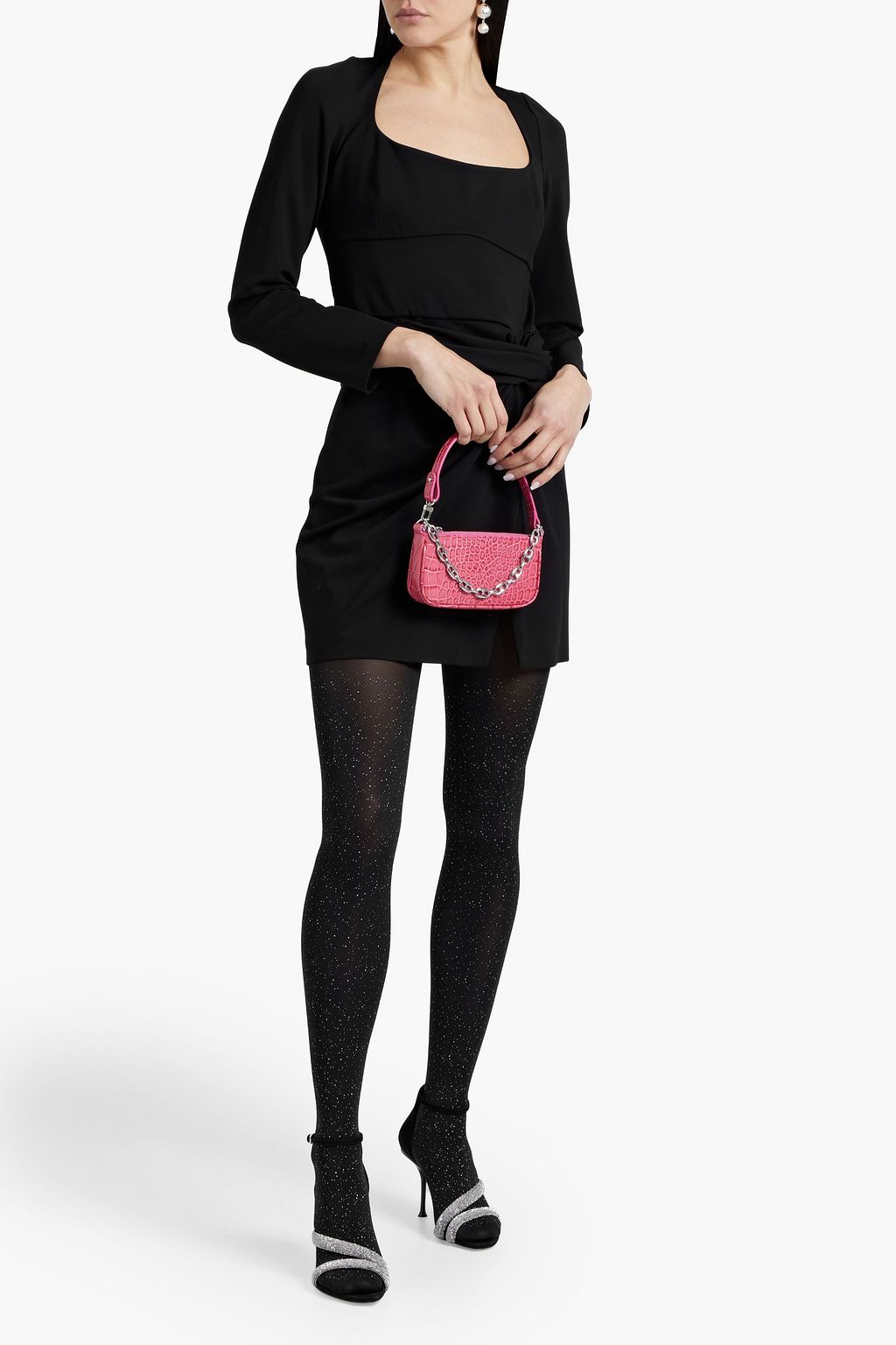 MAGDA BUTRYM Ruched draped cady mini dress