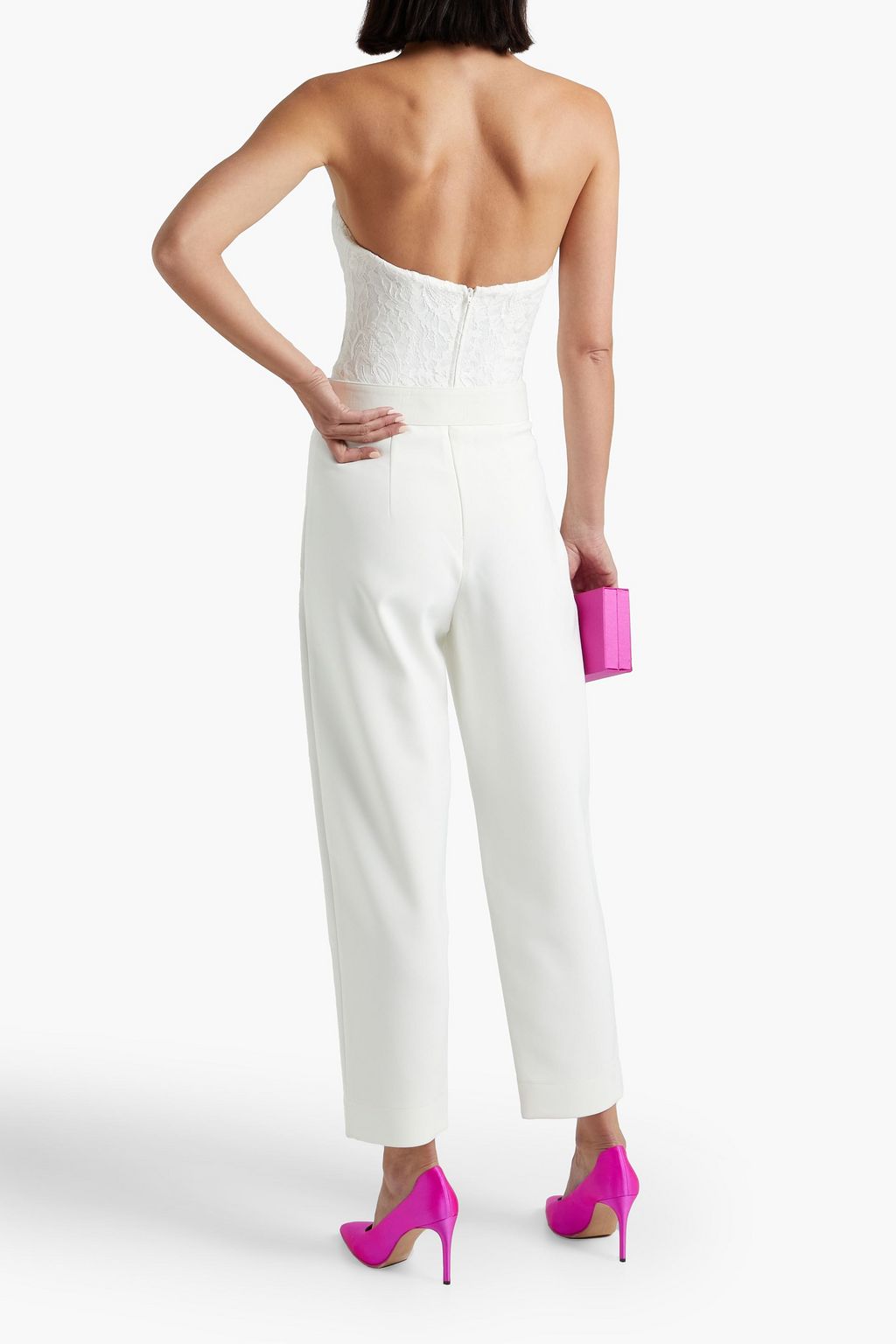 THEIA Lace bustier top