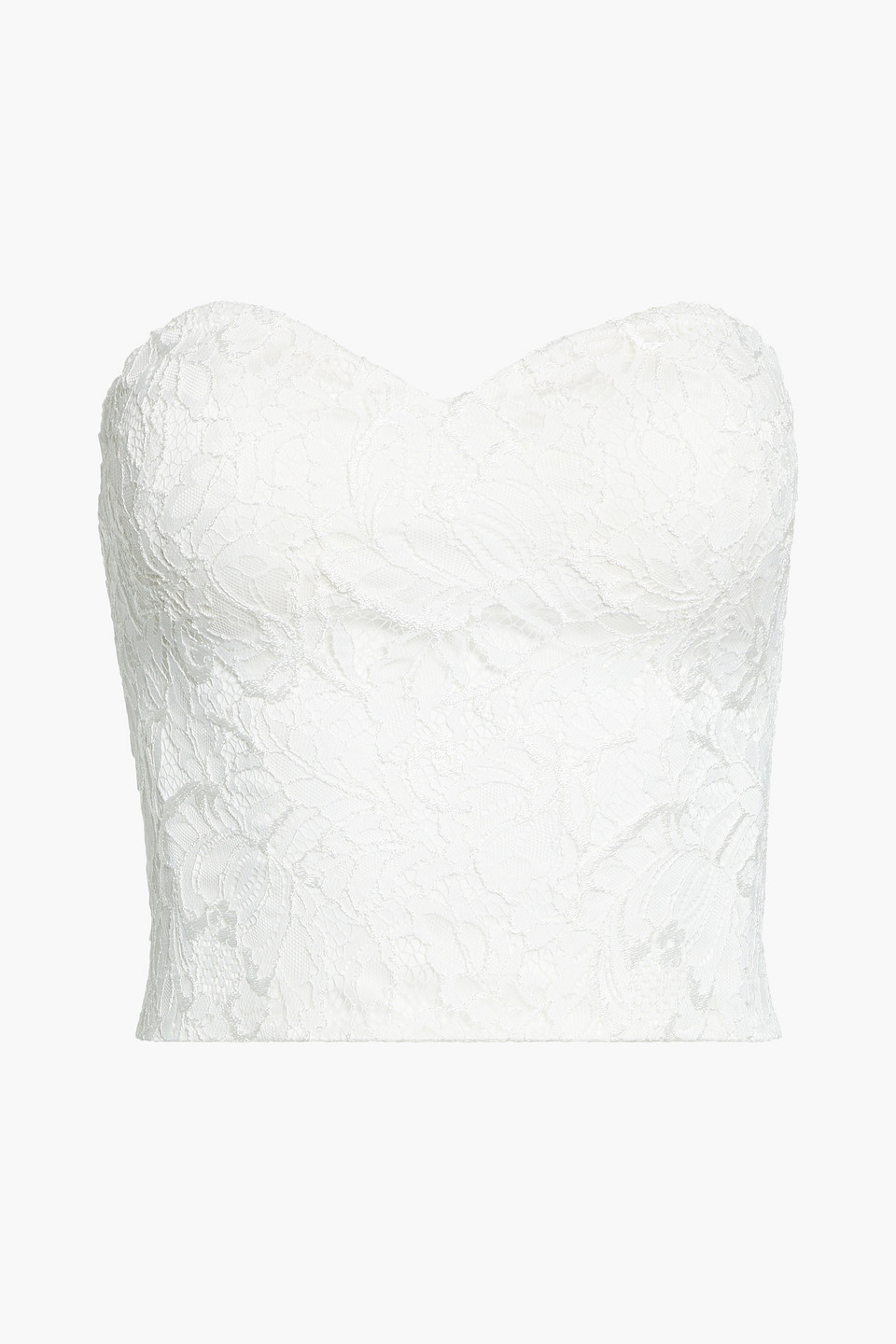 Lace bustier top