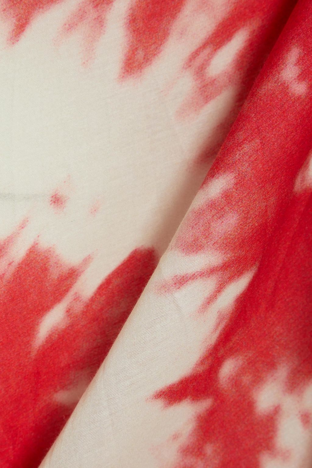 ALANUI Tie-dyed cotton and silk-blend pareo