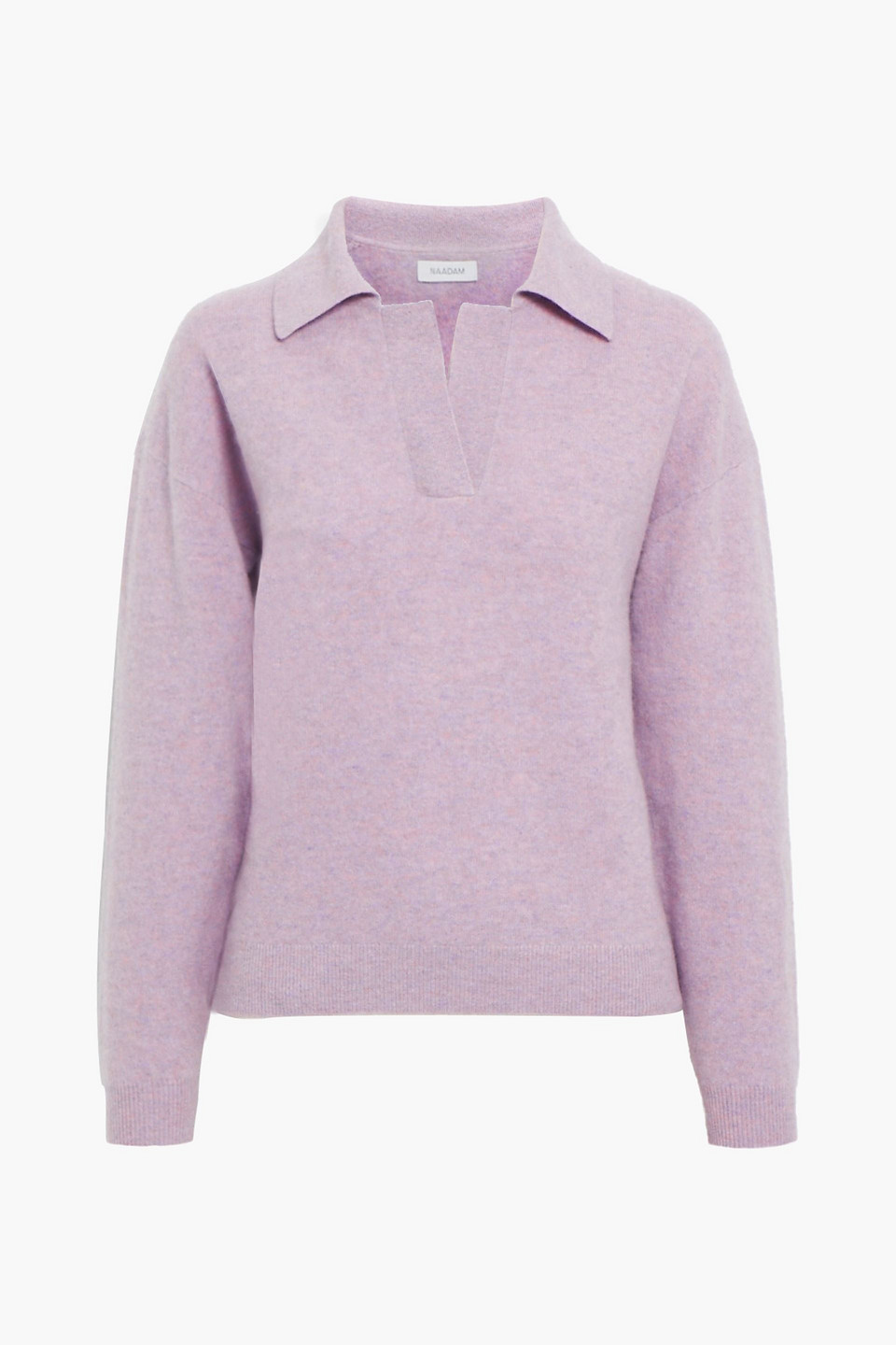 naadam - mélange cashmere sweater - purple - s