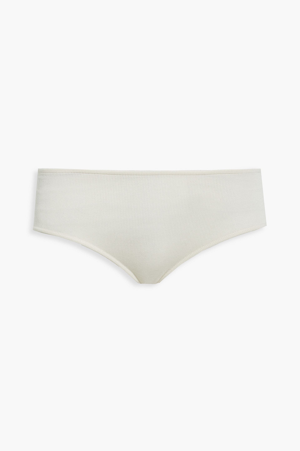 Antolina Paris Ribbed cashmere and silk-blend mid-rise briefs