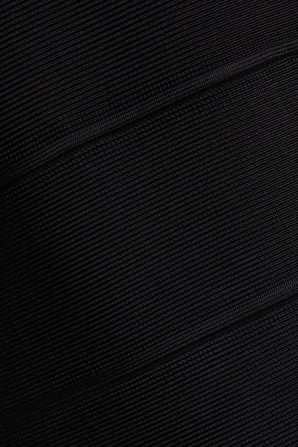 HERVÉ LÉGER Crystal-embellished bandage maxi dress