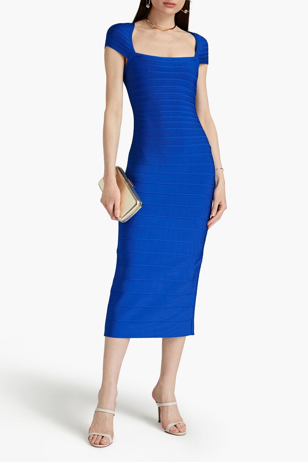 HERVÉ LÉGER Bandage midi dress