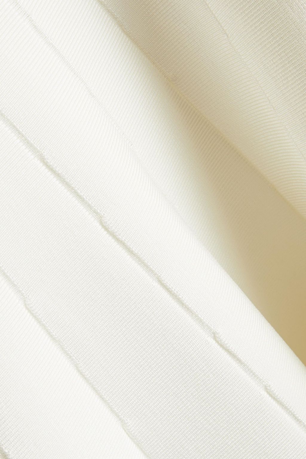 HERVÉ LÉGER Pleated ponte mini dress