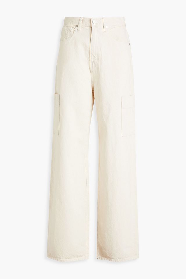 High-rise wide-leg jeans