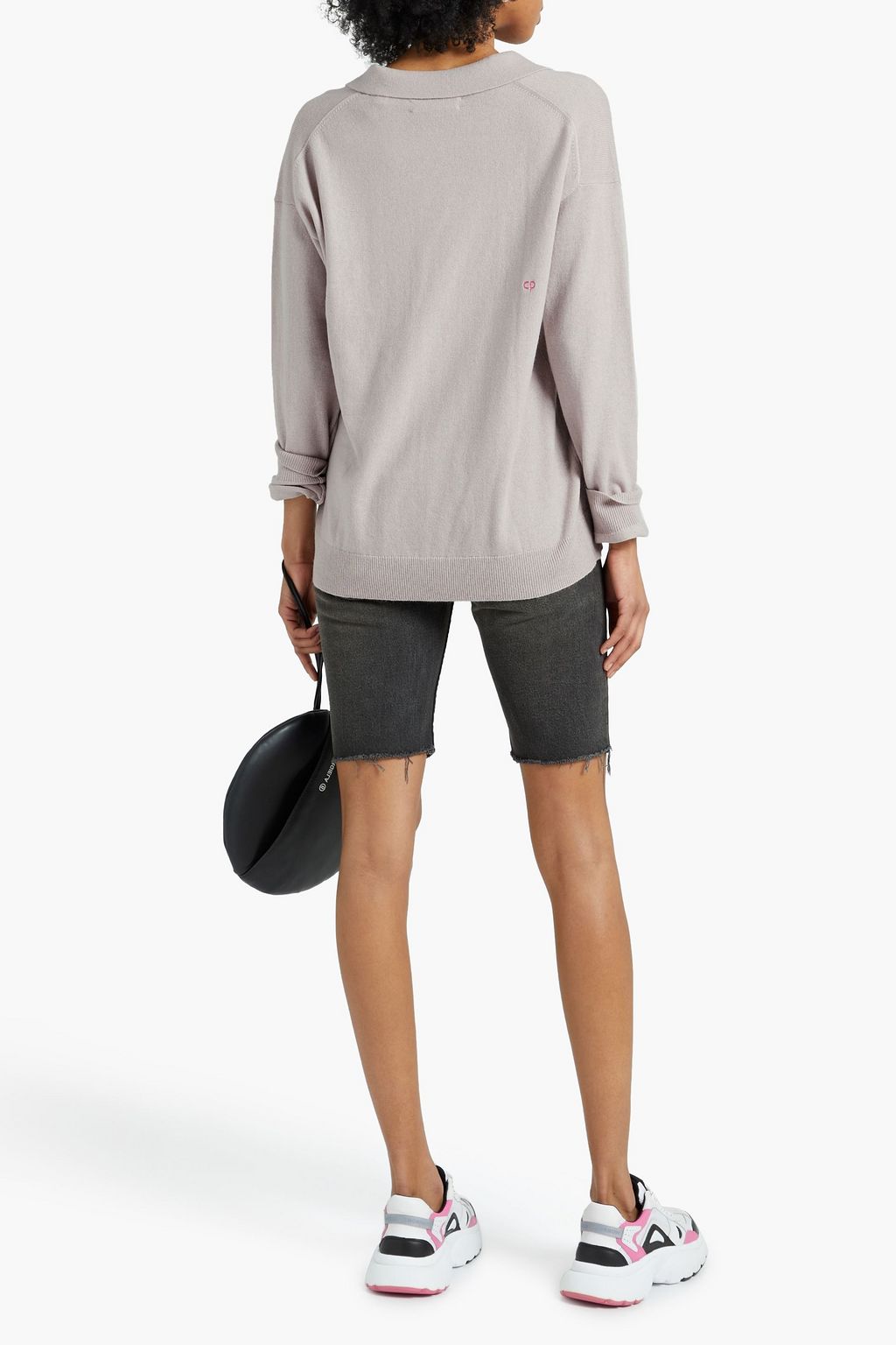 CHINTI & PARKER Wool and cashmere-blend polo sweater
