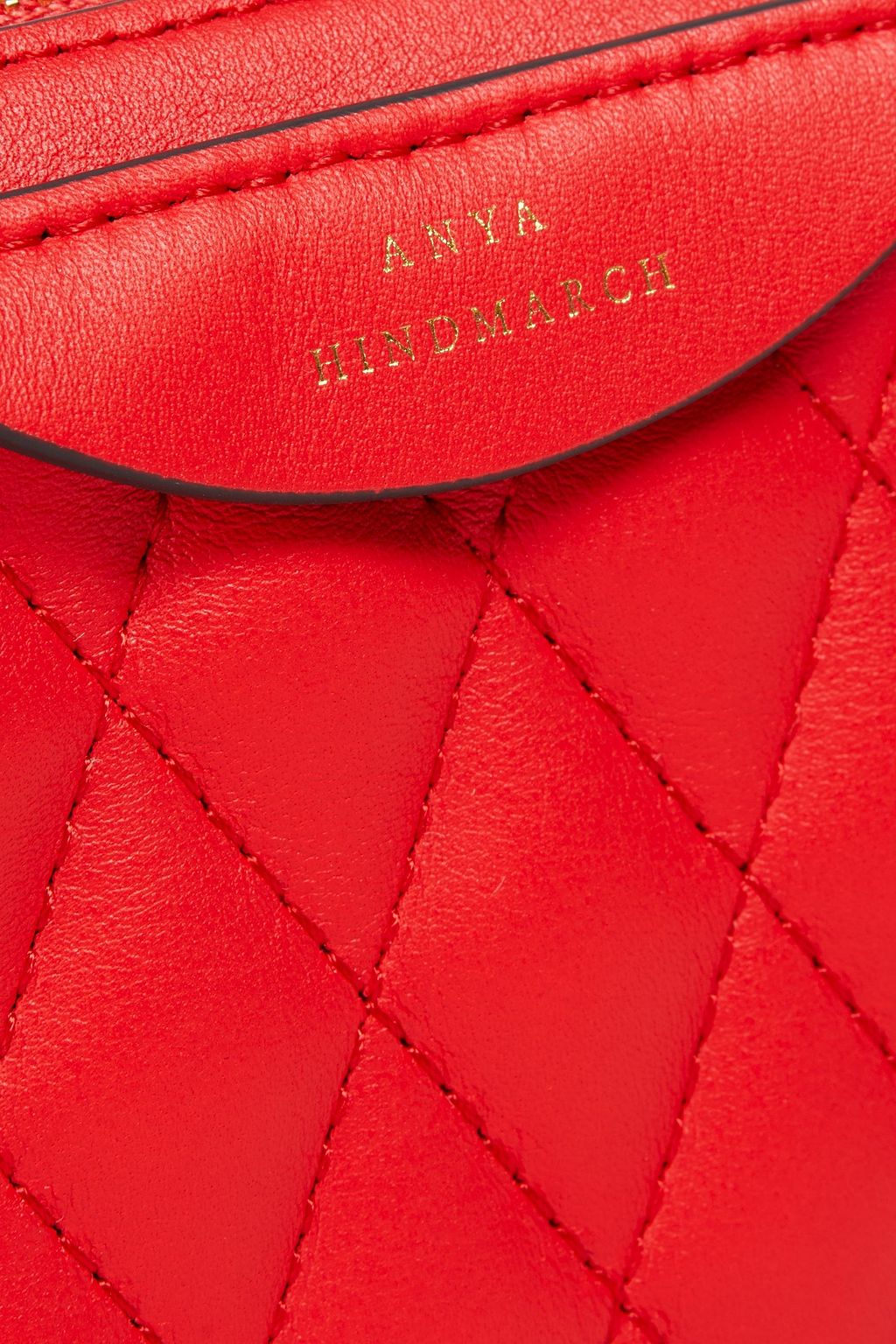 ANYA HINDMARCH Quilted twotone leather shoulder bag Sale up to 70