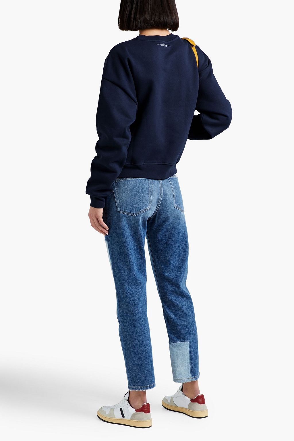 FRAME Le Original patchwork boyfriend jeans