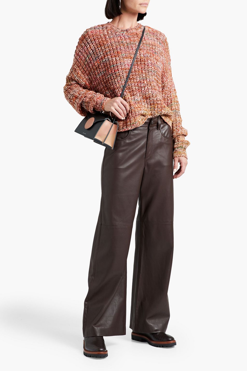 FRAME Marled knitted sweater