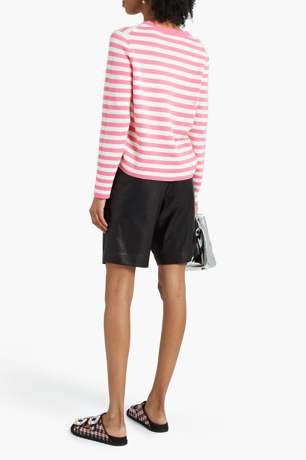 CHINTI & PARKER Striped wool and cashmere-blend sweater