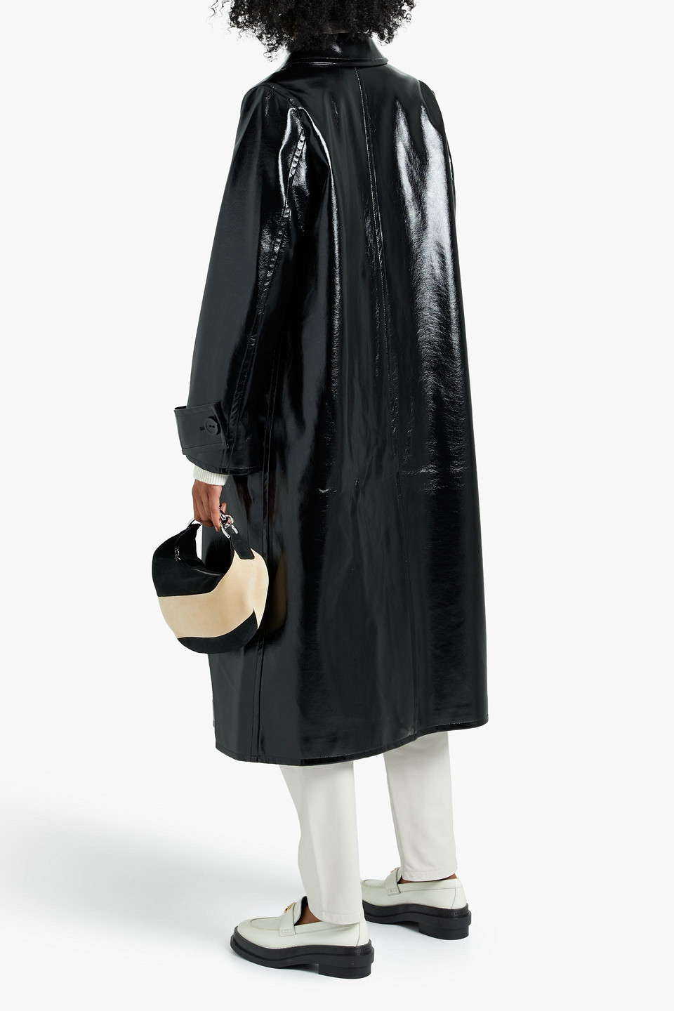 Stand studio patent coat Outlet