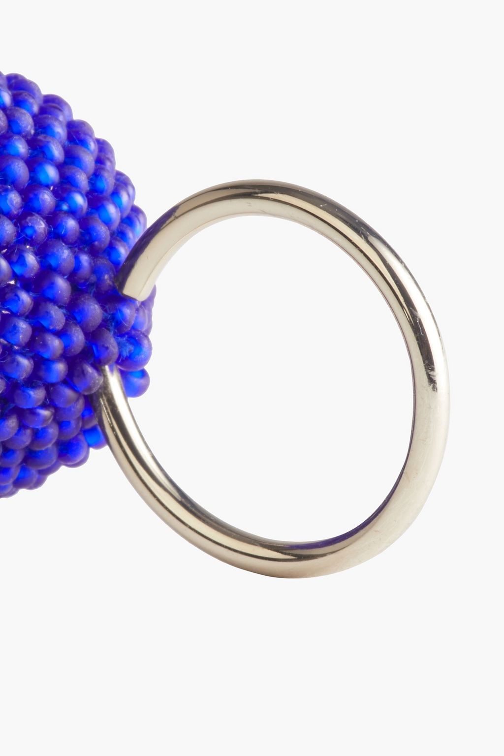 DRIES VAN NOTEN Silver-tone bead ring