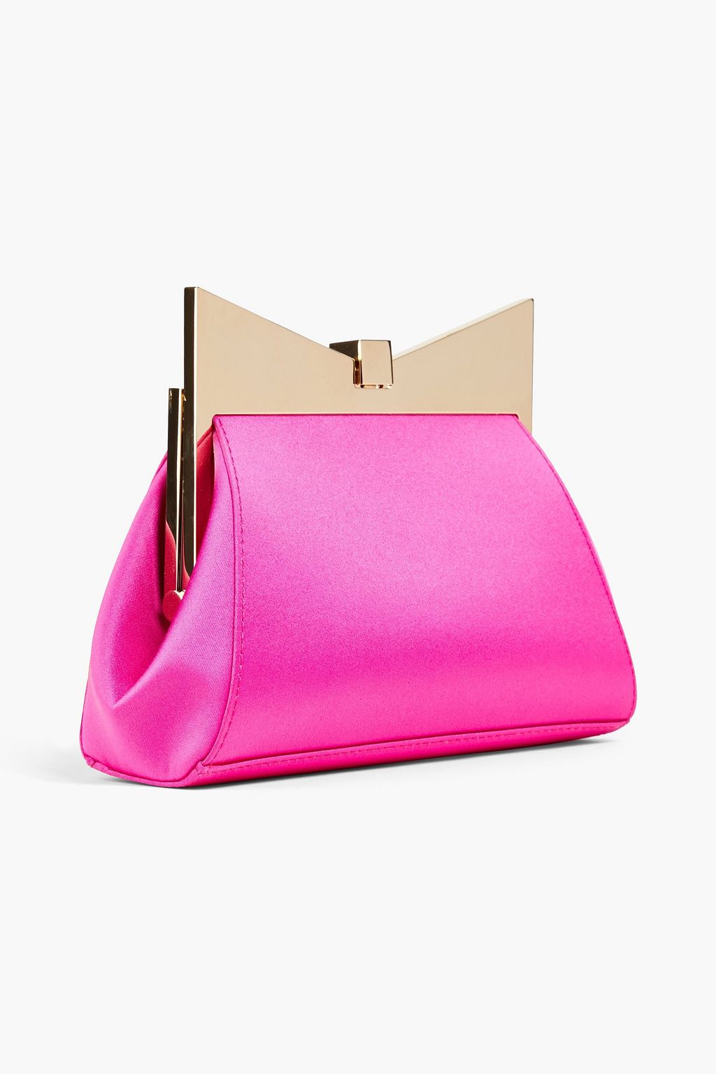 SARA BATTAGLIA Lady Me satin box clutch