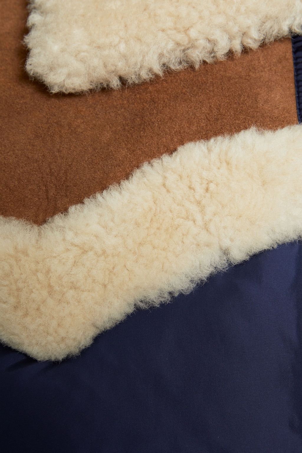 DSQUARED2 Shearling-paneled quilted shell down jacket