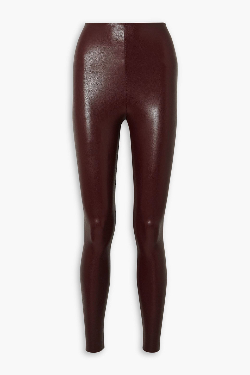 COMMANDO FAUX STRETCH-LEATHER LEGGINGS