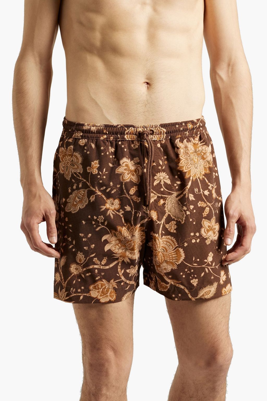 ZIMMERMANN Short-length printed swim shorts