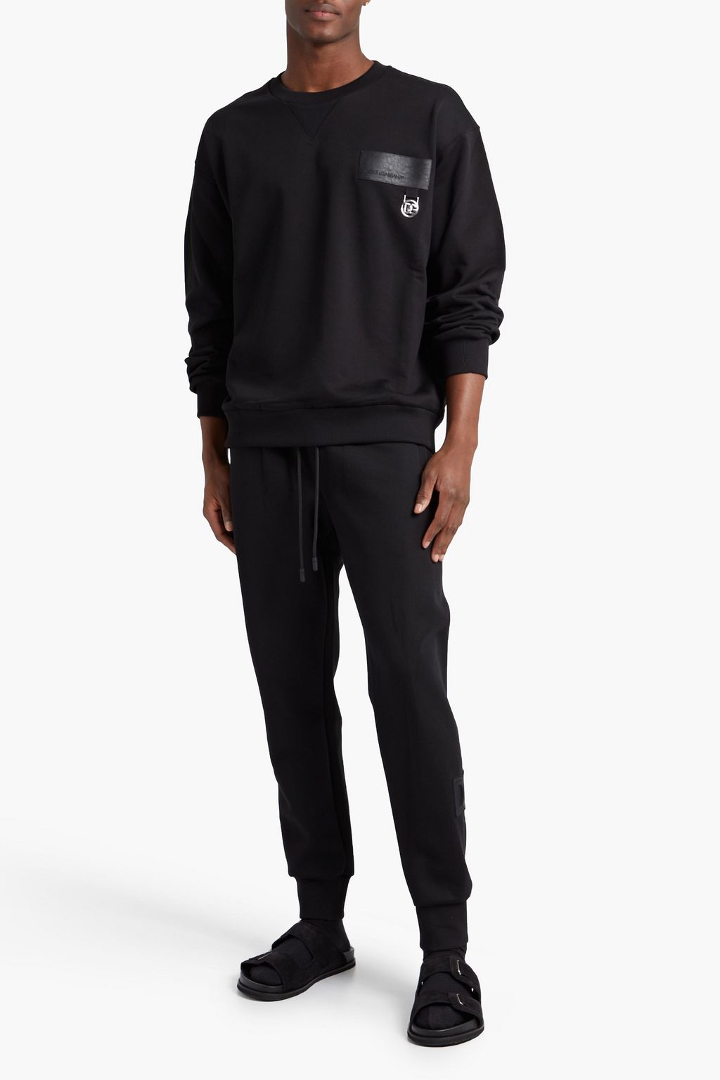 DOLCE & GABBANA French cotton-terry sweatshirt