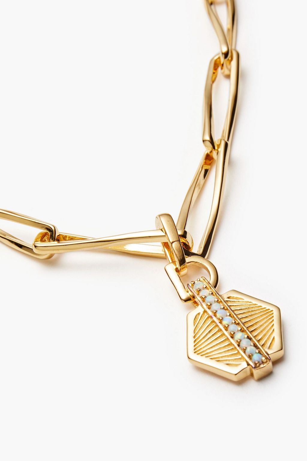 MISSOMA 18-karat gold-plated opal necklace
