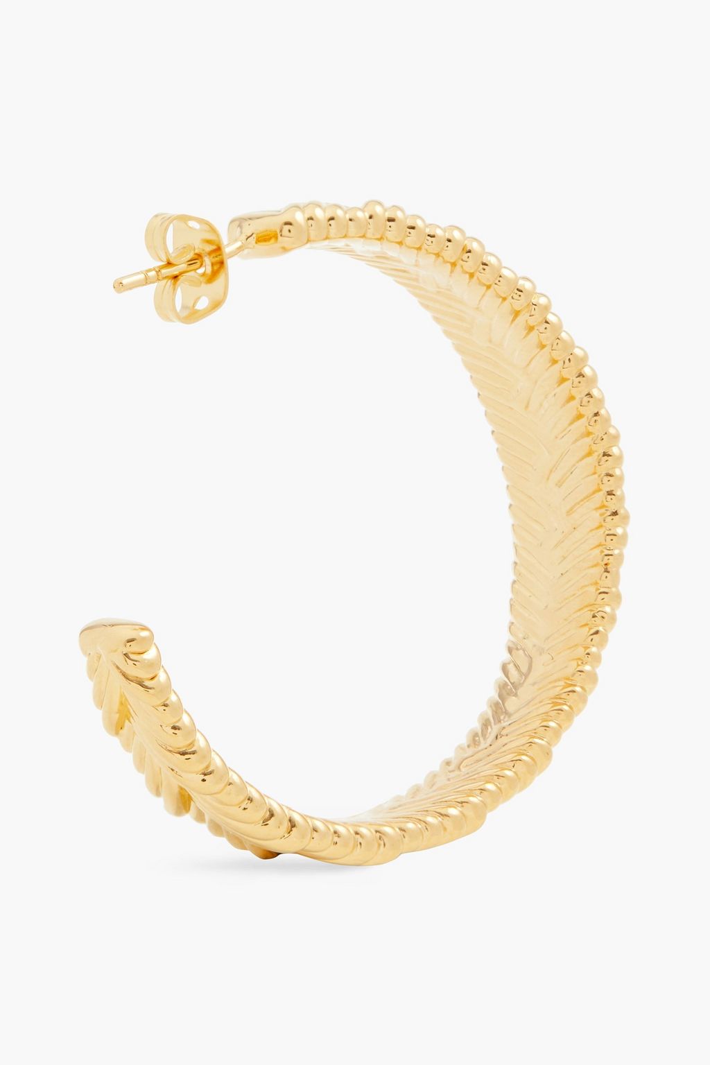 MISSOMA 18-karat gold-plated hoop earrings