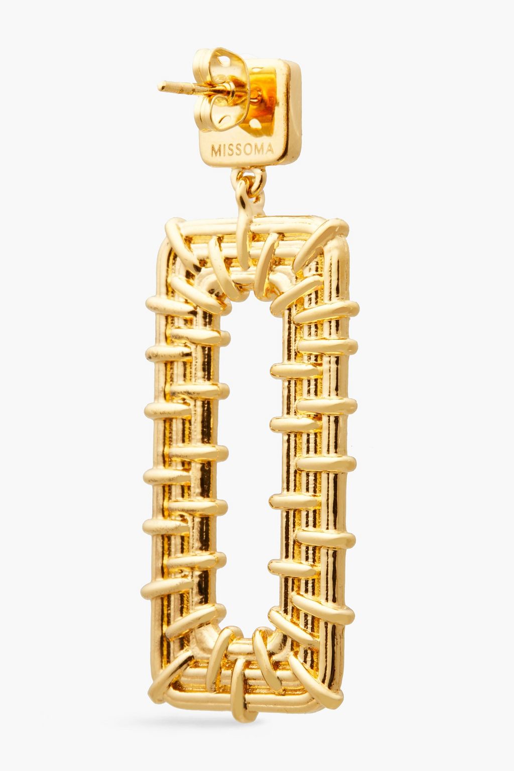 MISSOMA 18 KT. vergoldete Ohrringe mit Perlmutt
