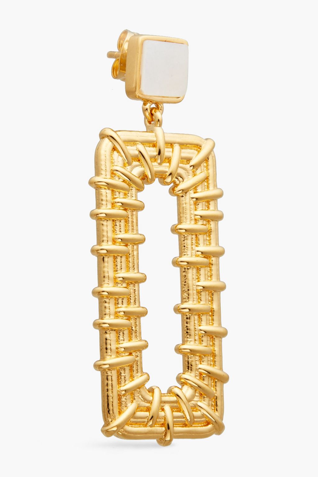 MISSOMA 18 KT. vergoldete Ohrringe mit Perlmutt