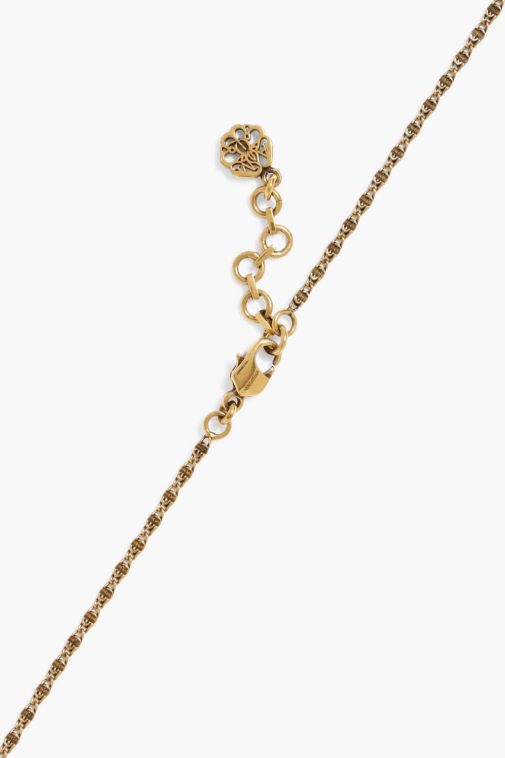 MCQUEEN Gold and silver-tone necklace