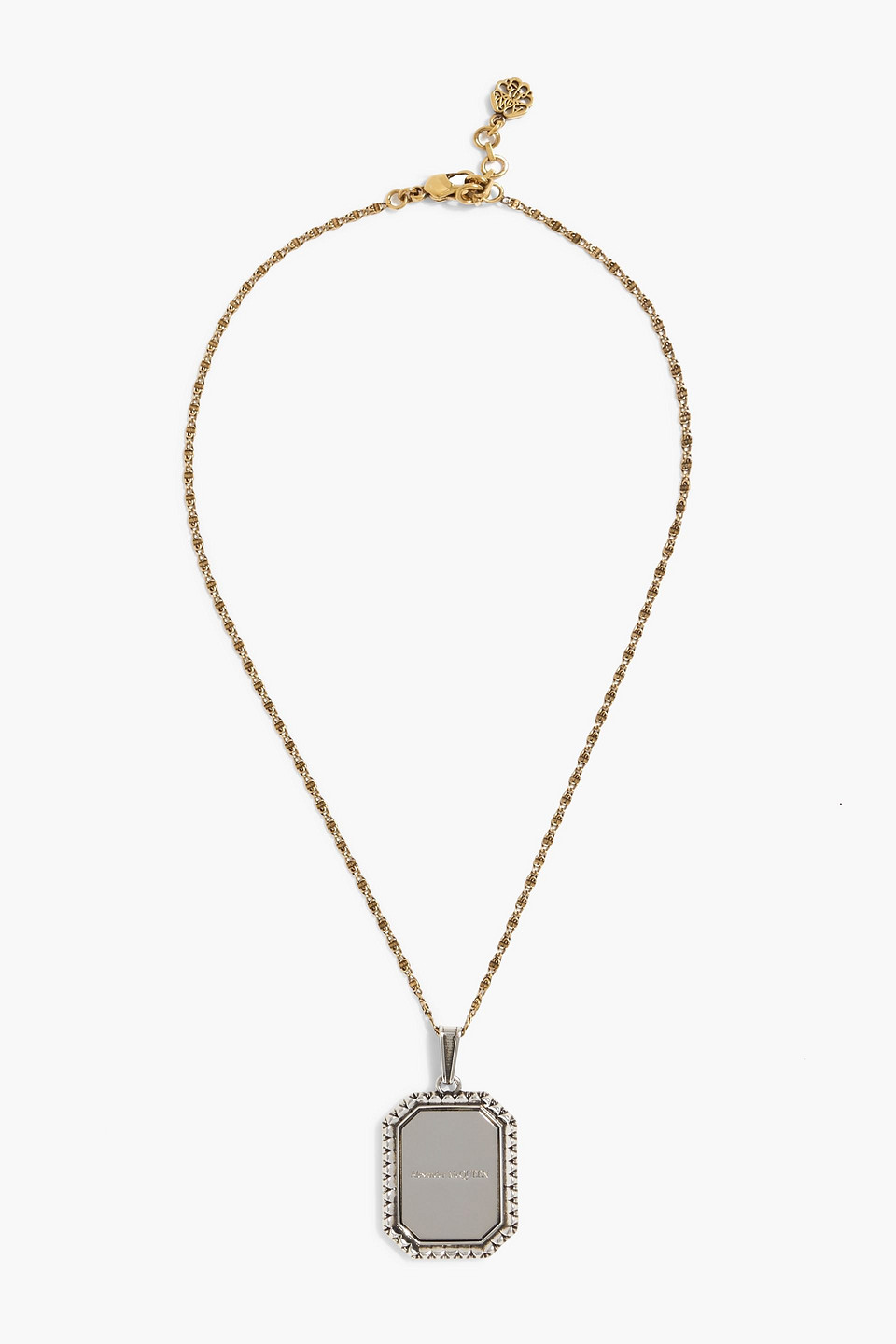 Alexander Mcqueen Gold And Silver-tone Necklace