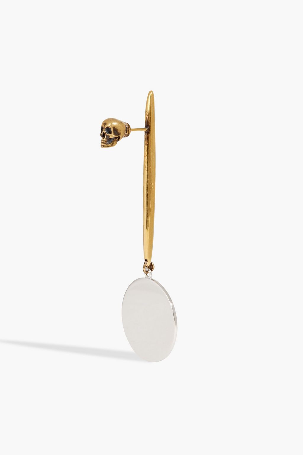 MCQUEEN Gold and silver-tone earrings