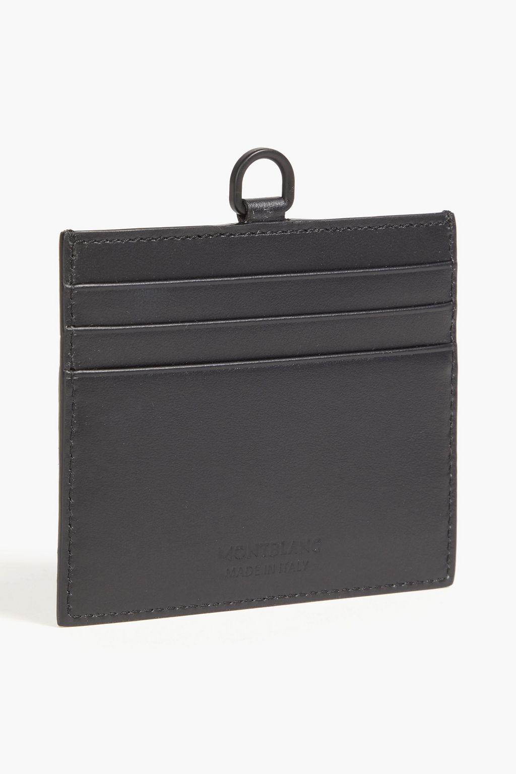 MONTBLANC 텍스처드 가죽 카드홀더