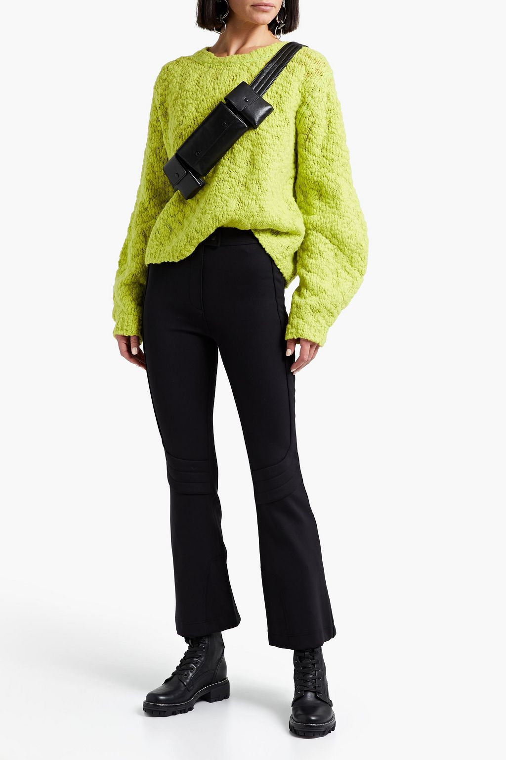 HELMUT LANG Neoprene flared pants