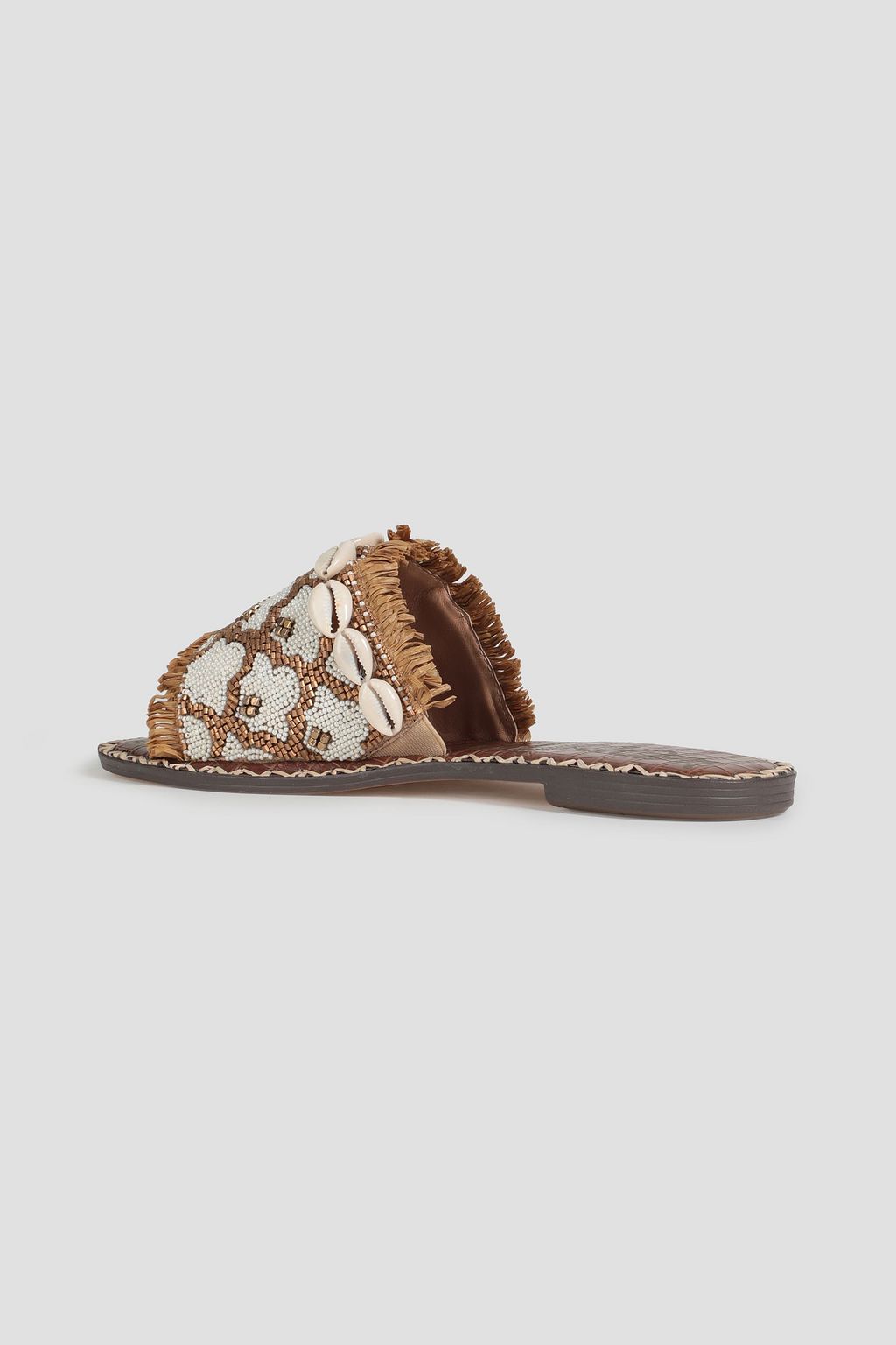 SAM EDELMAN Embellished satin slides