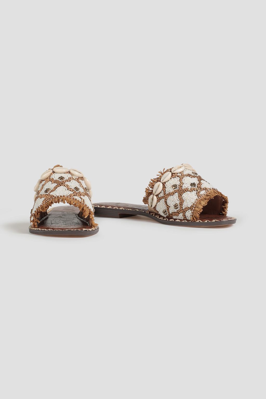 SAM EDELMAN Embellished satin slides