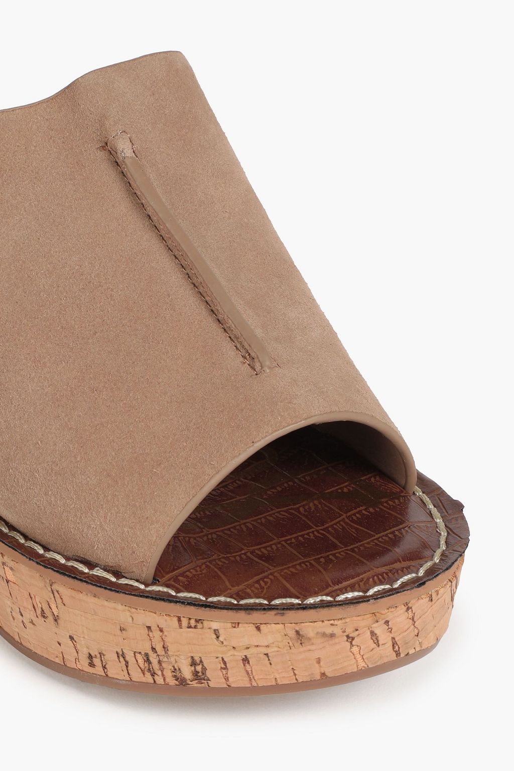 SAM EDELMAN Ranger suede platform mules