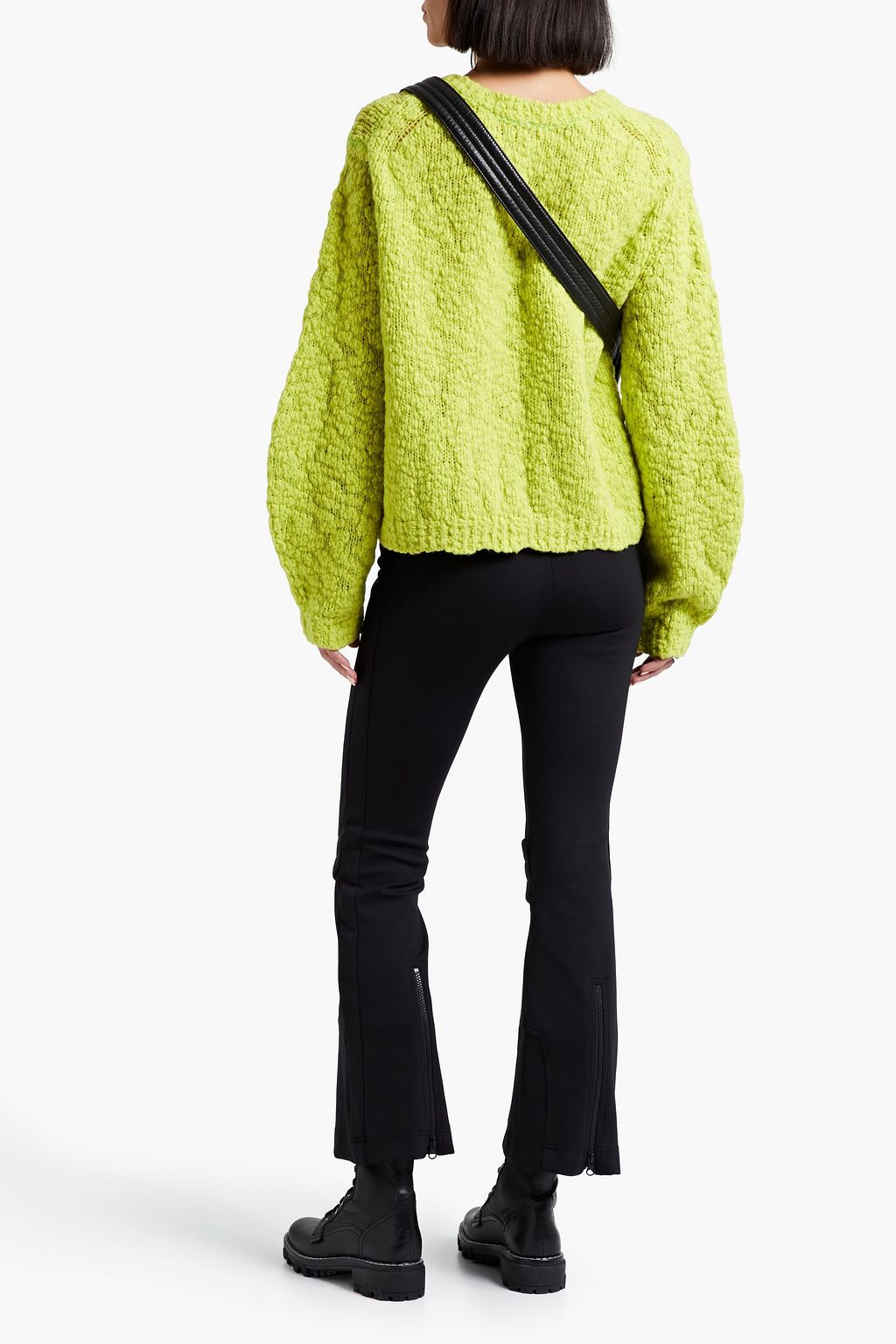 HELMUT LANG Bouclé-knit wool-blend sweater | Sale up to 70% off