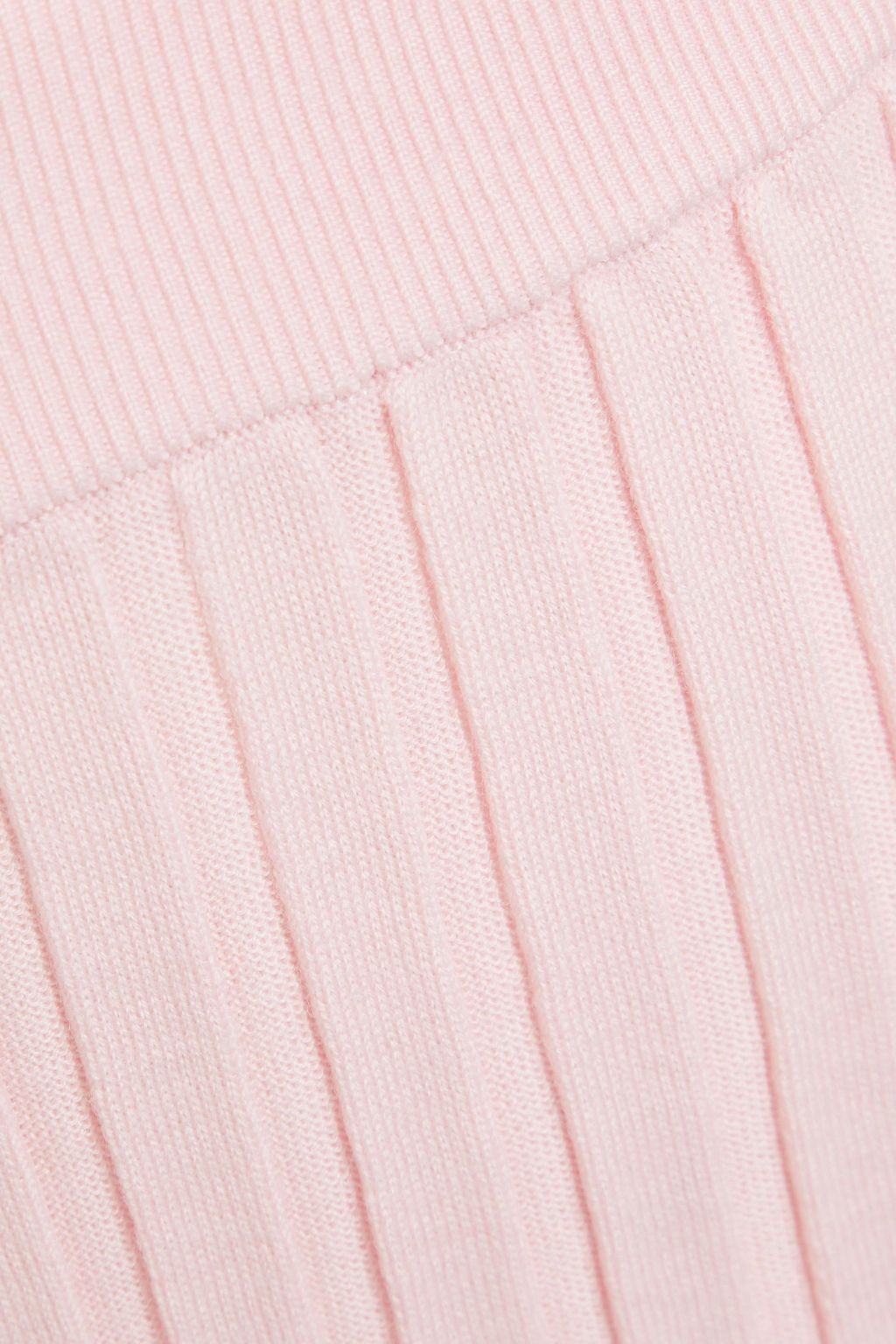 HELMUT LANG Ribbed wool mini skirt