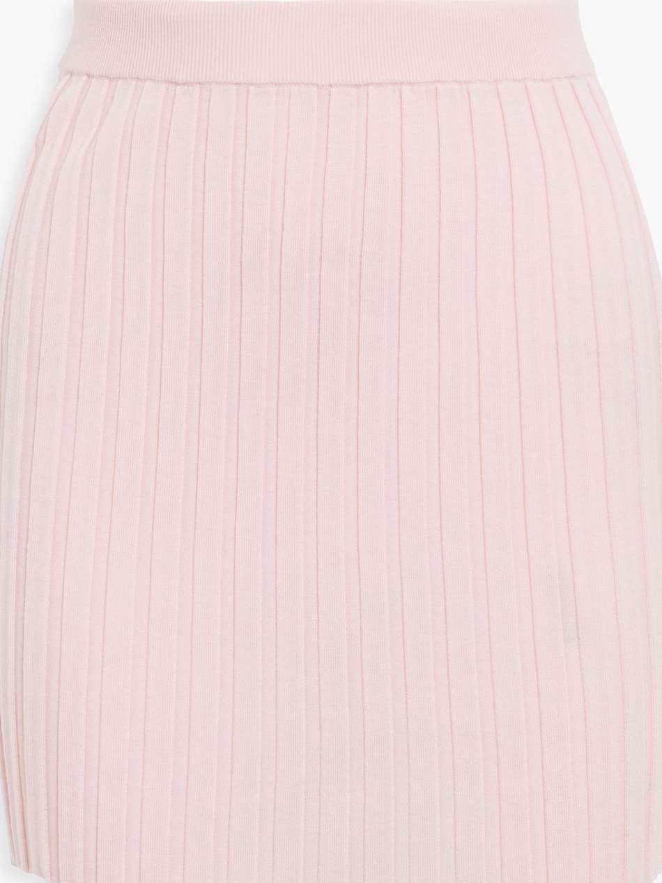 ribbed wool mini skirt