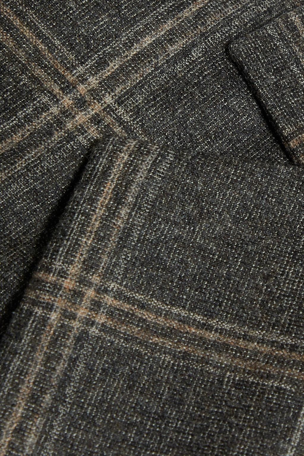 BRUNELLO CUCINELLI Checked wool blazer