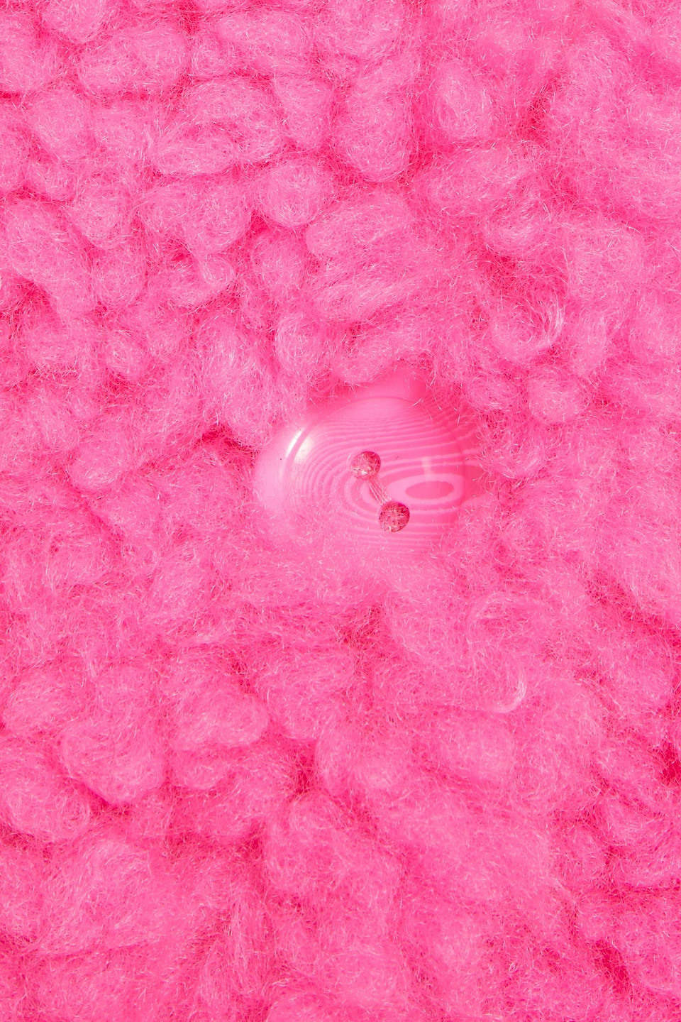 STAND STUDIO GWEN OVERSIZED NEON FAUX SHEARLING COAT