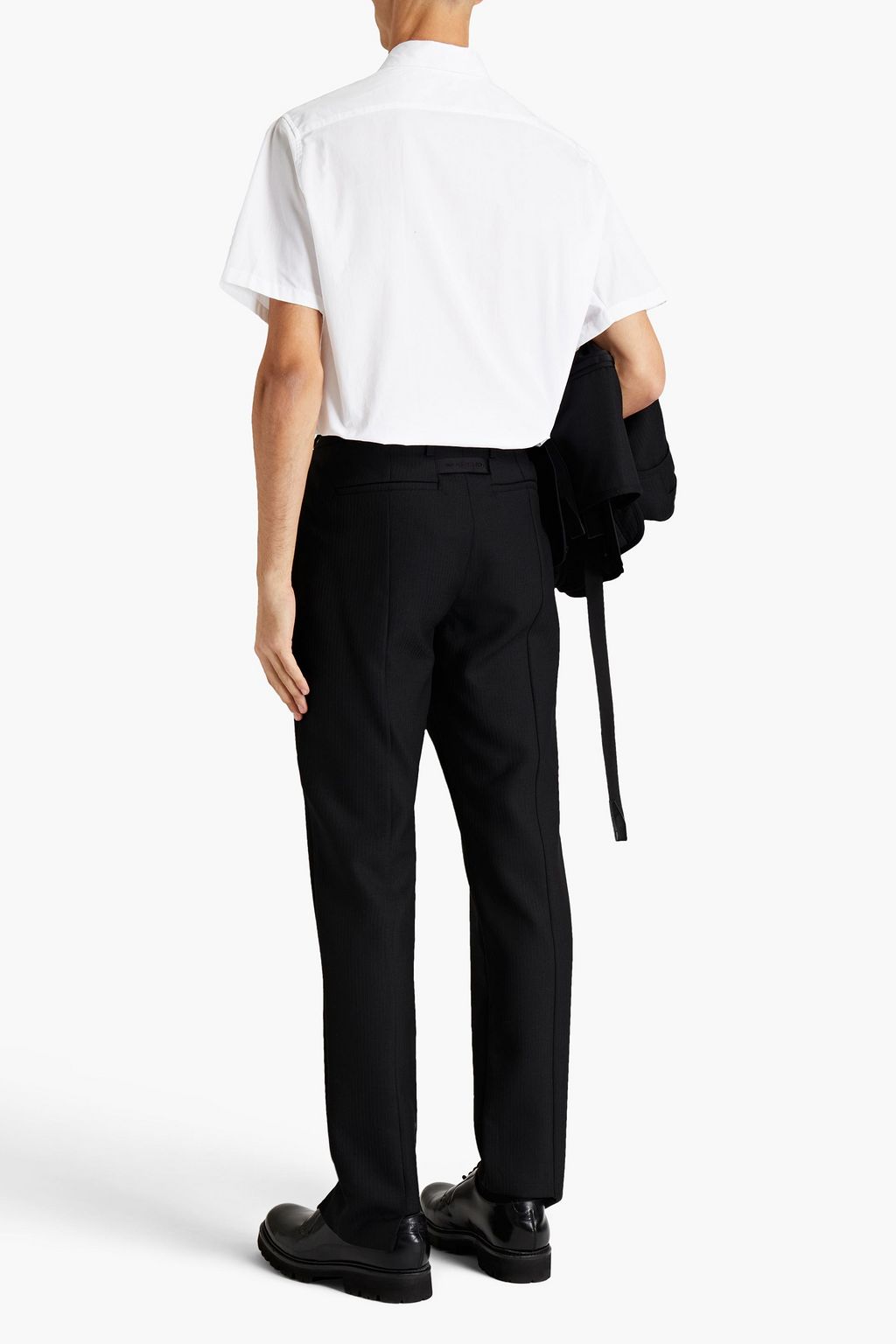 1017 ALYX 9SM Buckle-detailed wool-jacquard suit pants