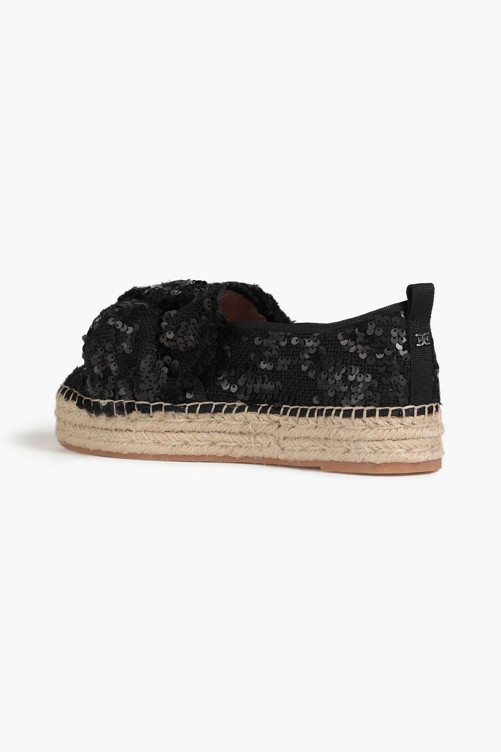 SAM EDELMAN Cabrera 시퀸 장식 캔버스 플랫폼 에스파드류