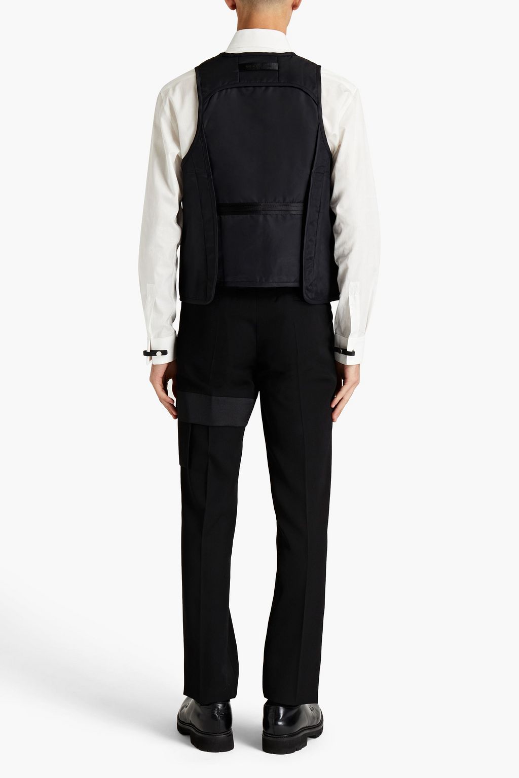 1017 ALYX 9SM Satin-trimmed wool-twill suit pants