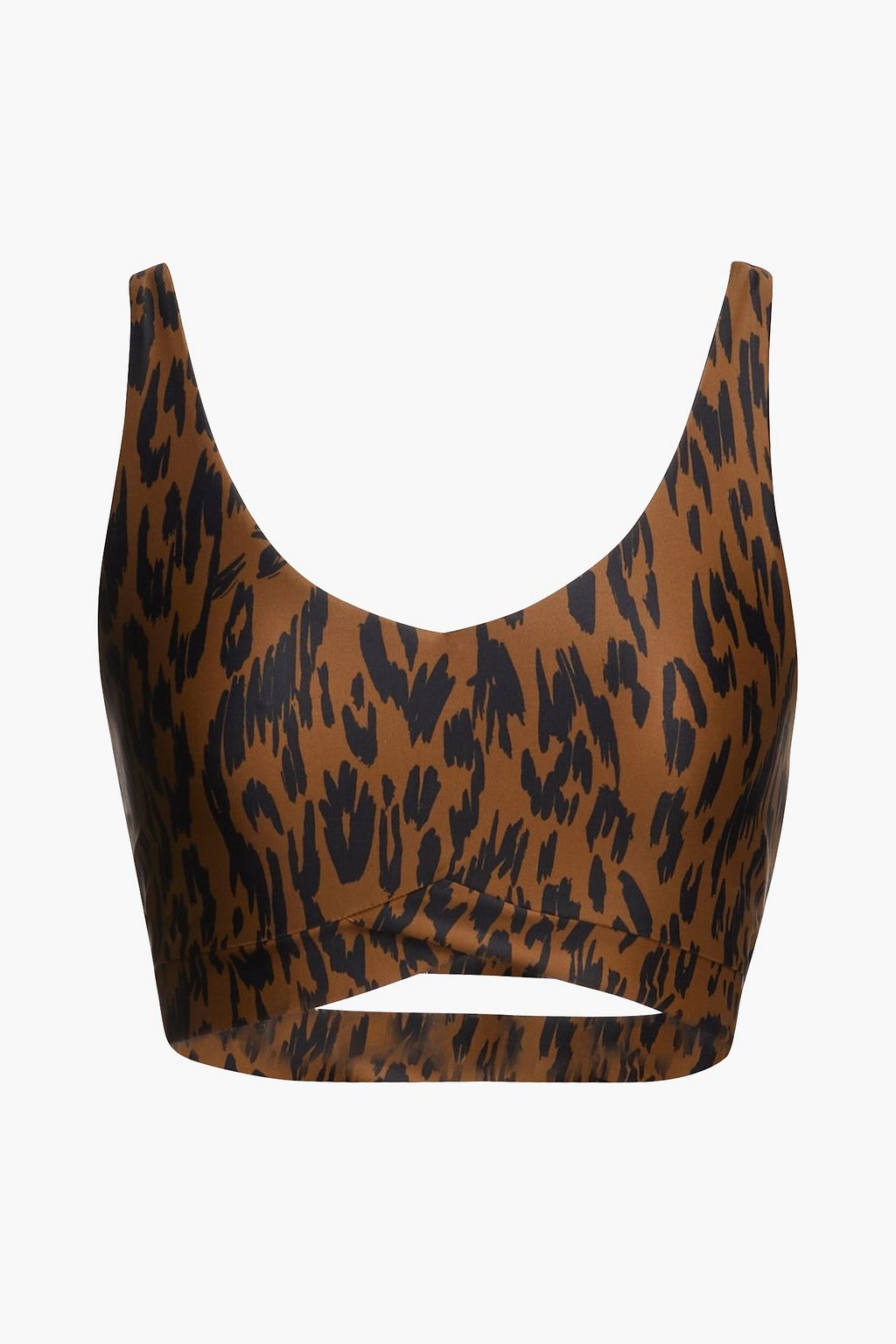 leopard print sports bra