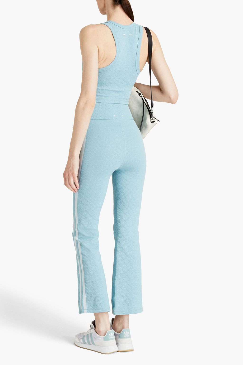 THE UPSIDE Leandra cropped stretch-jacquard to