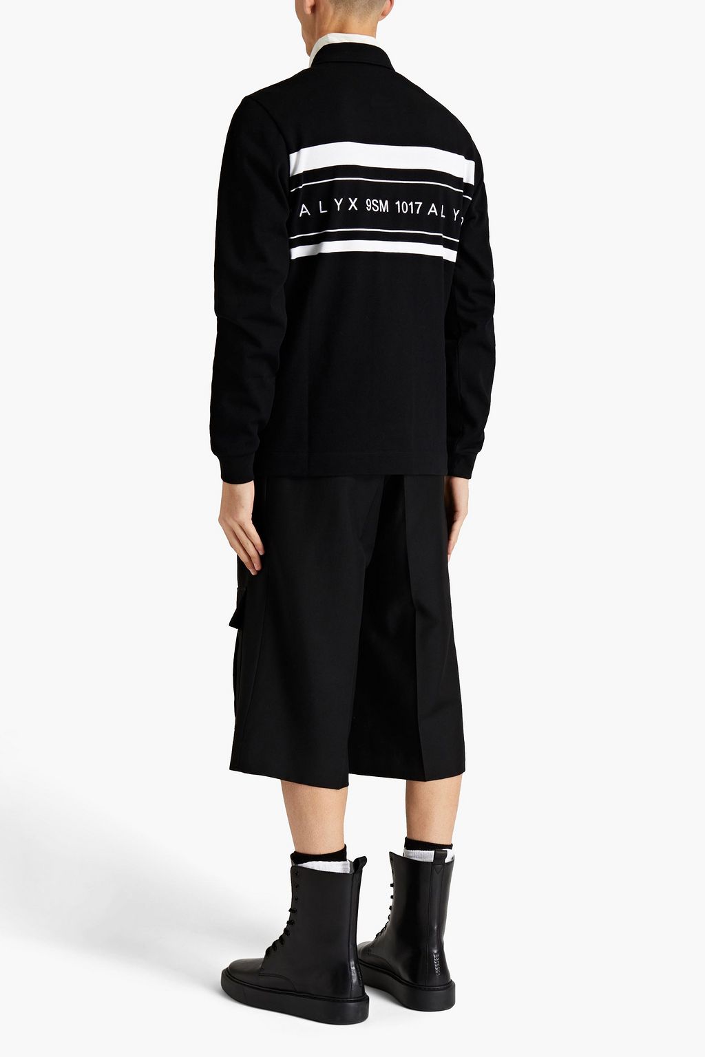 1017 ALYX 9SM Embroidered cotton-piqué polo-shirt