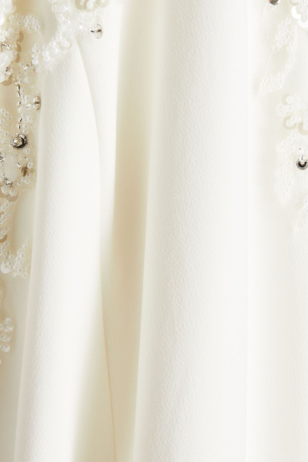 THEIA Adrienne embellished crepe bridal gown